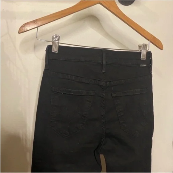 MOTHER The Insider Crop Step Fray Jeans Not Guilty - Picture 8 of 12